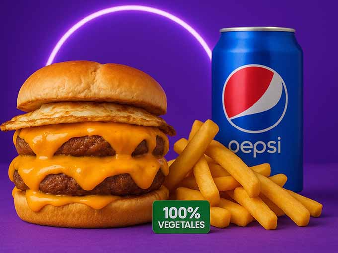 Hamburguesa vegetal Infiel