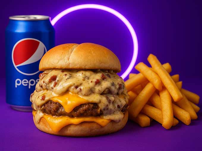 Hamburguesa con salsa especial